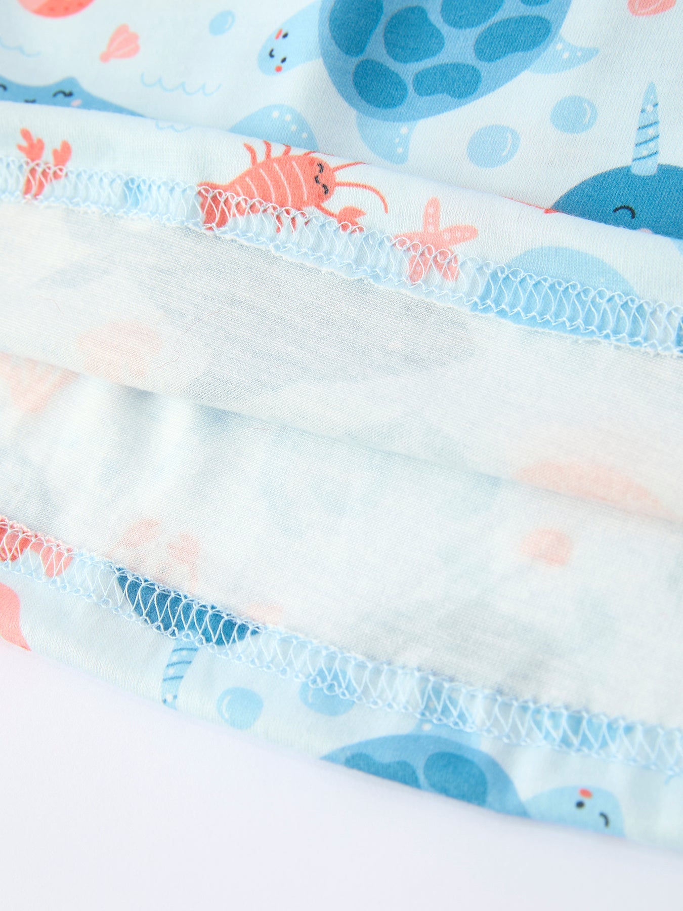 Marine Animal Embroidered Girls Dress