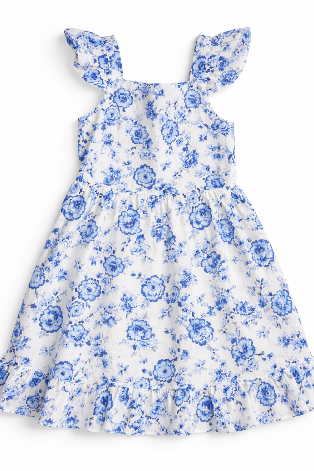 Size 8 | Haute Hippie Tribe | Blue Floral Sundress | EUC
