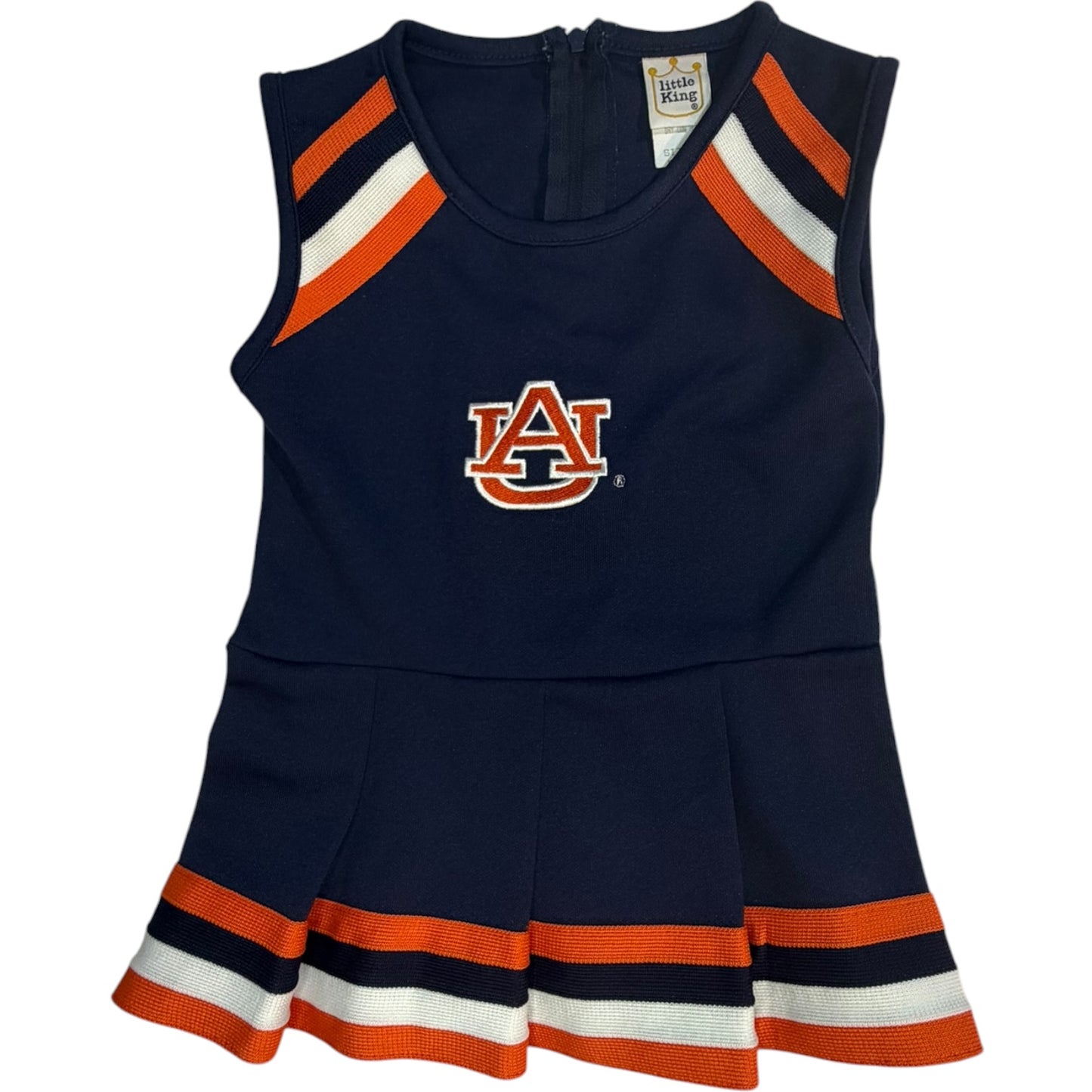 Little King 2T Auburn Cheer Outfit EUC