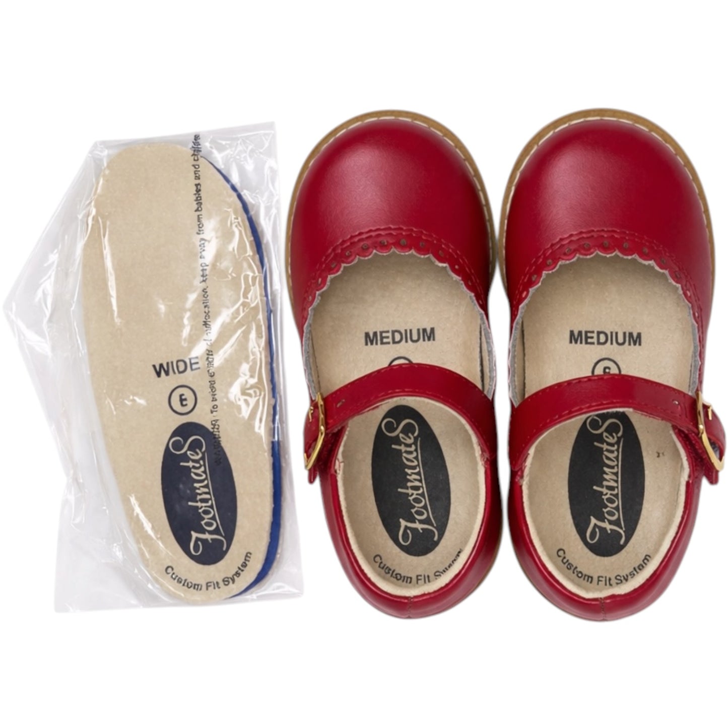 Size 6 | Footmates Red Mary Jane Shoes | NWOT