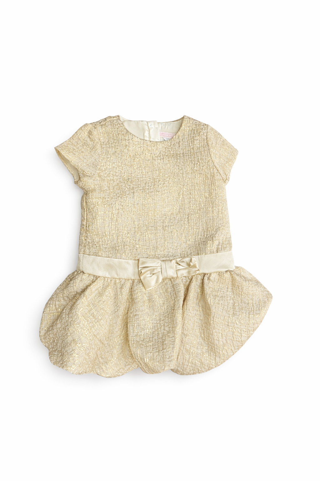 Size 6-12M | Janie and Jack | Gold Dress | EUC
