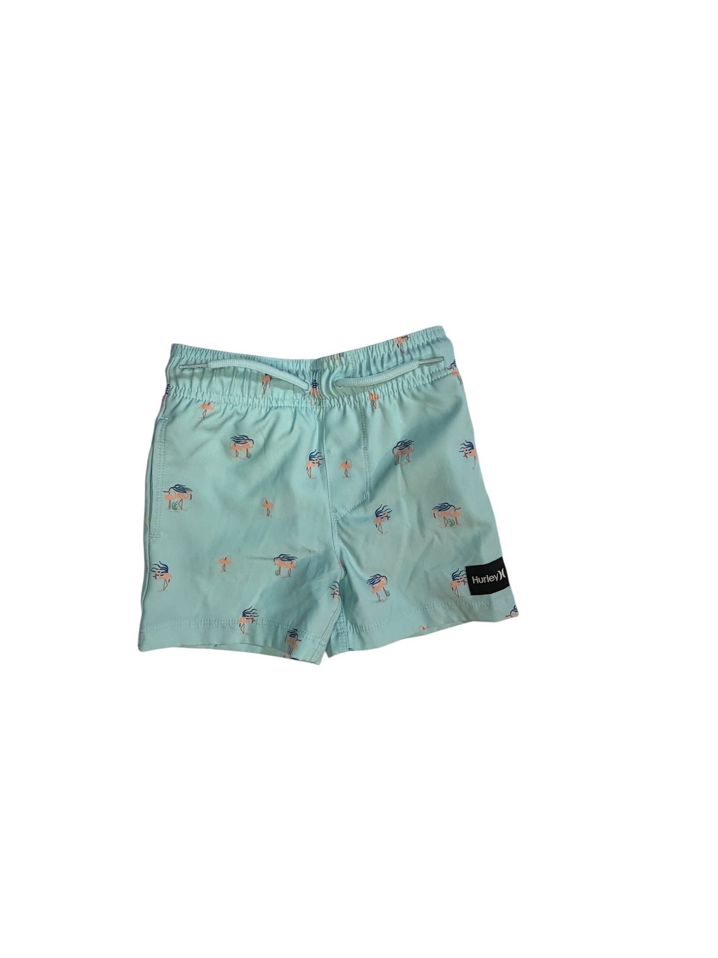 2T | Hurley | Blue Flamingo Swim Trunks | EUC