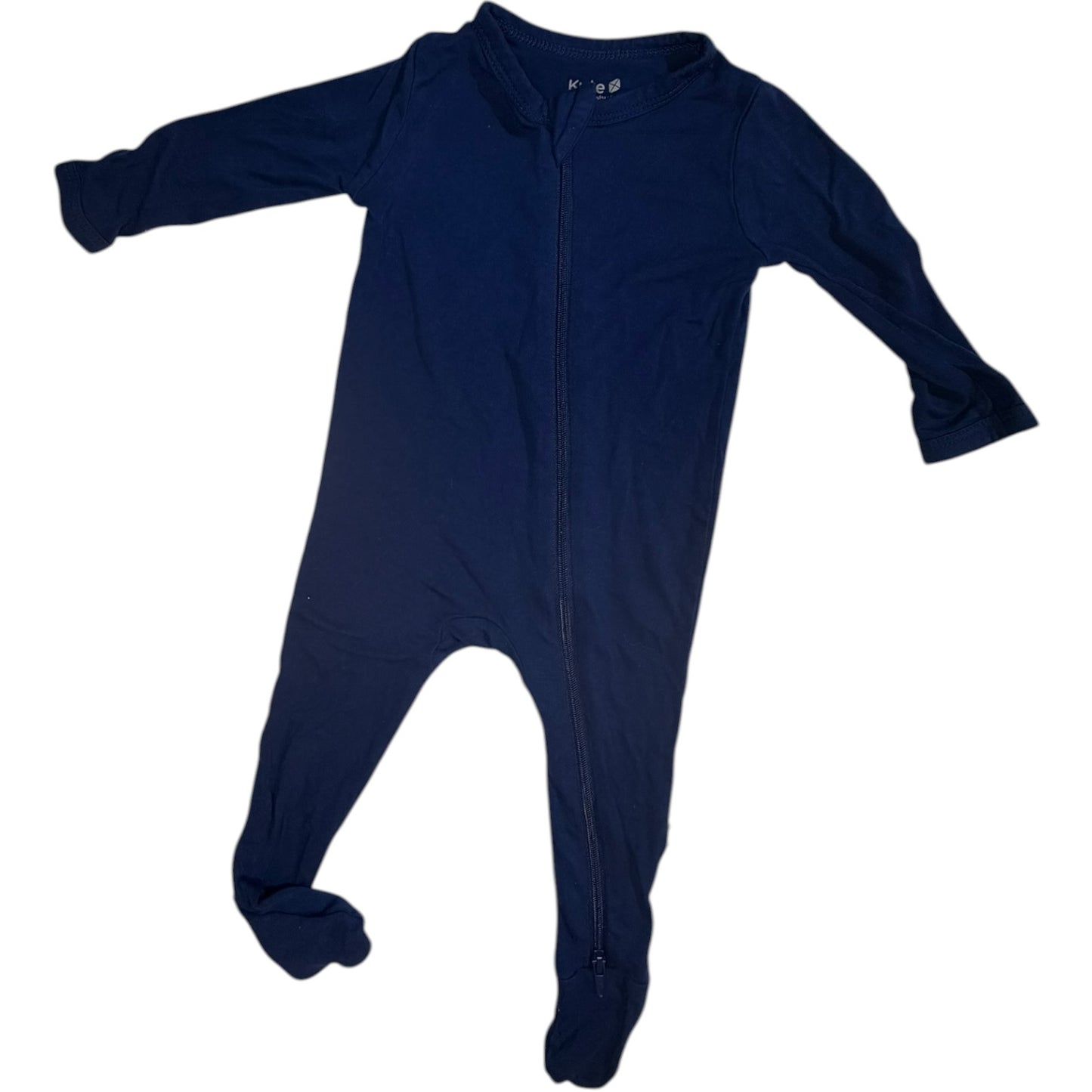 3-6M | Kyte Baby | Dark Blue Bamboo Footed Sleeper | GUC