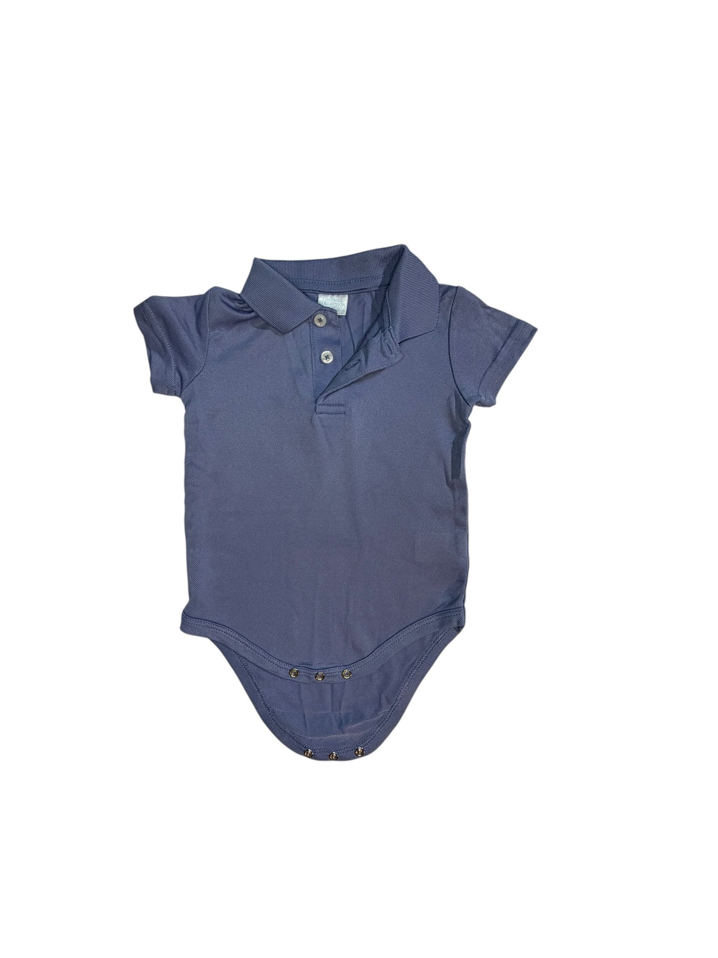 6M | Edgehill Collection | Blue Performance Polo Onesie | EUC