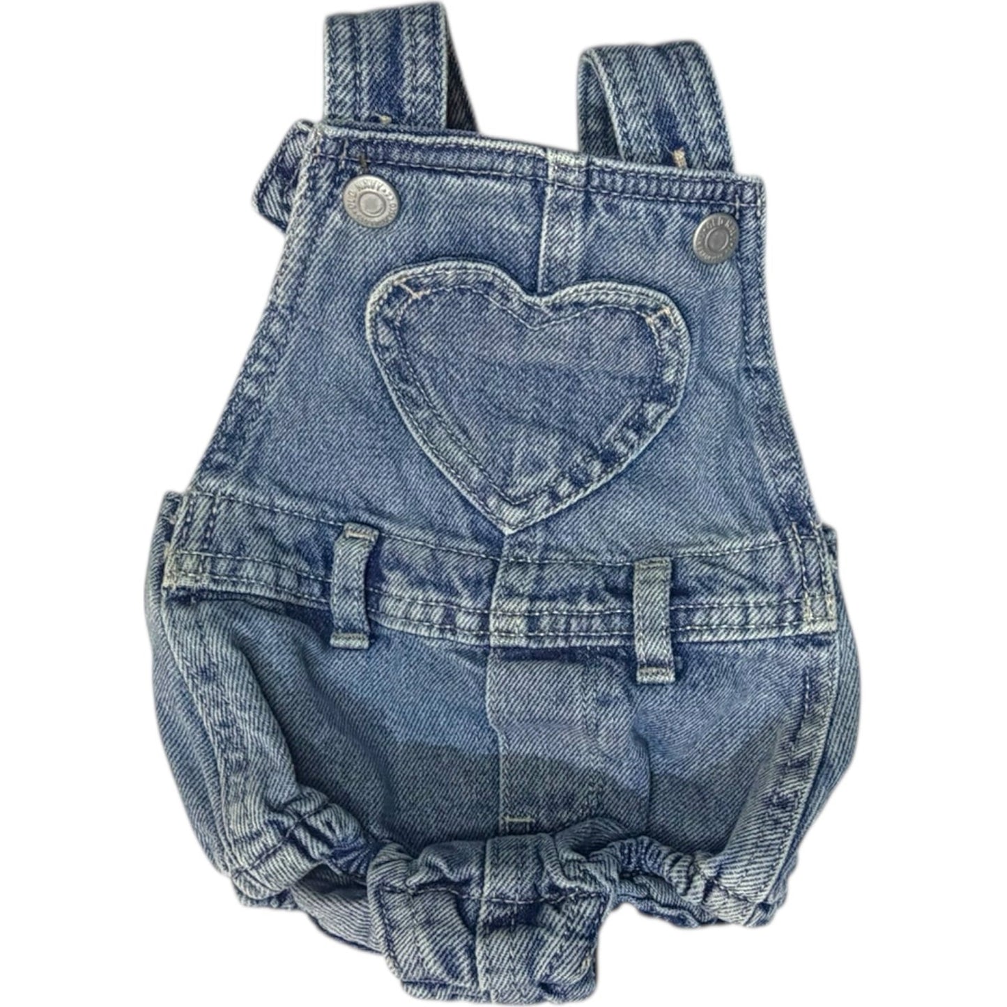 3-6M | Old Navy | Blue Jean Heart Bubble | GUC