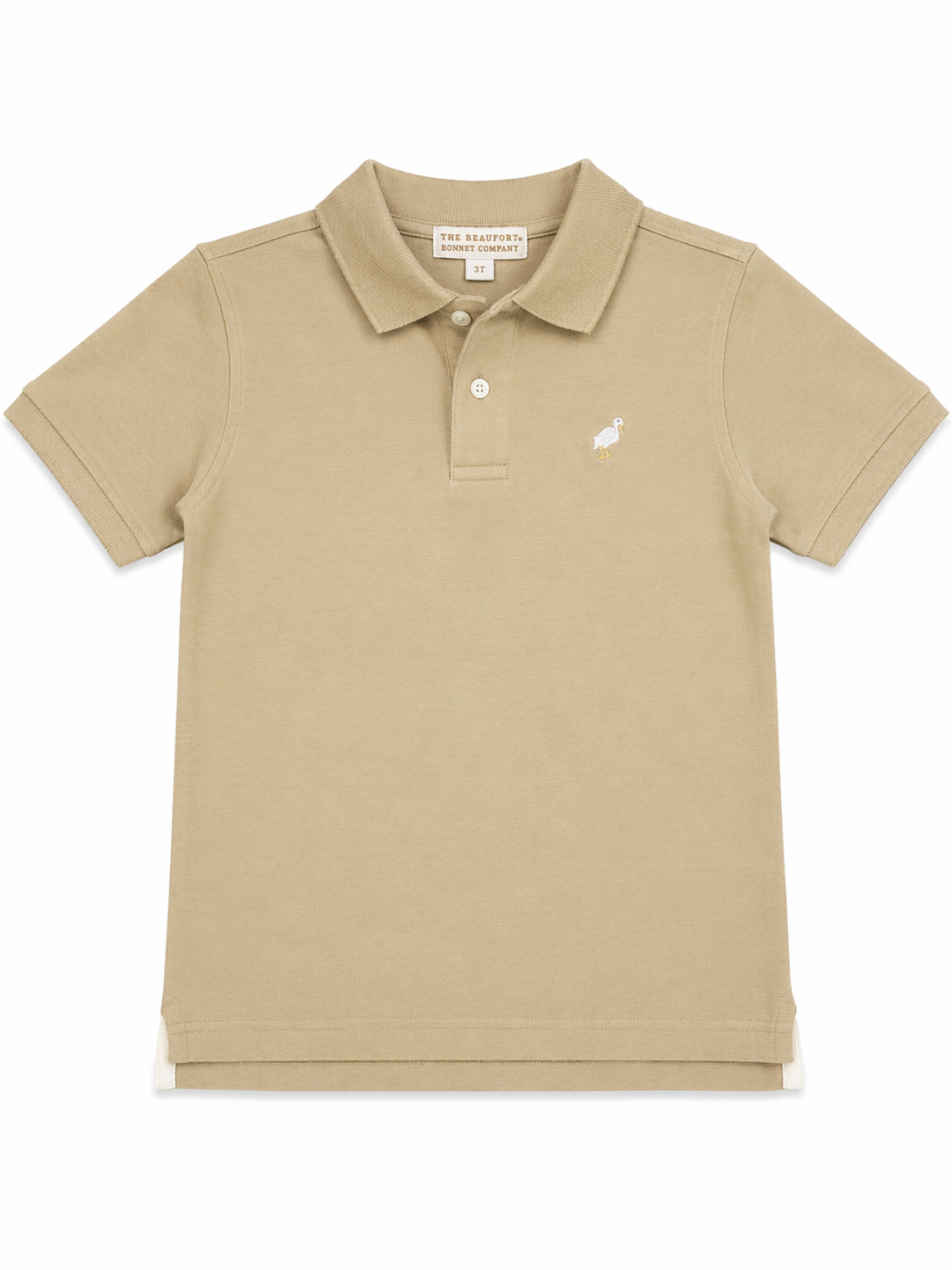 8 | The Beaufort Bonnet Company | Khaki Short-Sleeve Polo | EUC