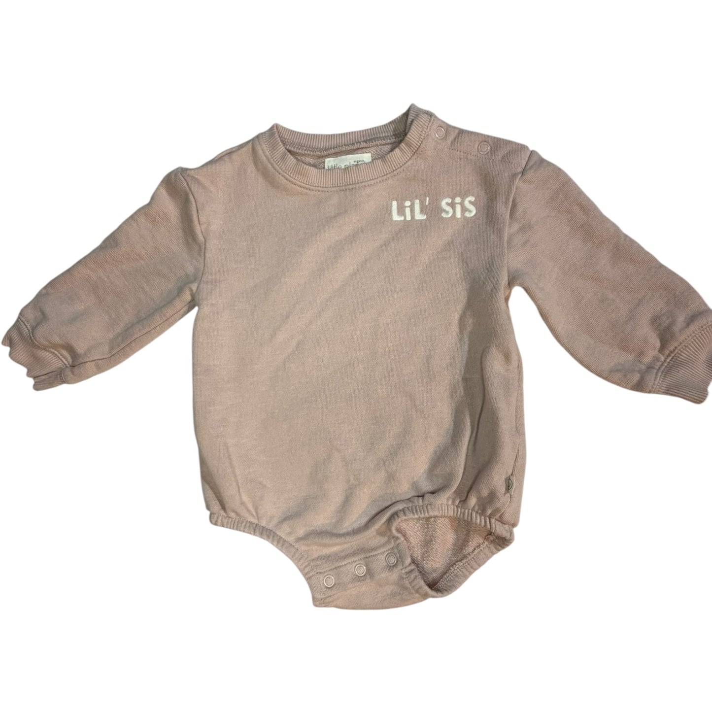 18M | Little Planet by Carter's | Pink Little Sis Sweater Bubble | EUC