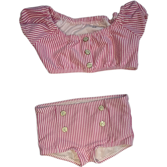 18-24M | Janie and Jack | Pink Seersucker Two-Piece Bikini | EUC