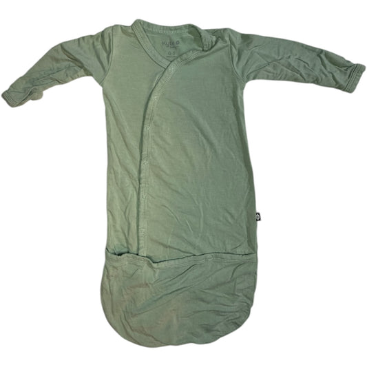 0-3M | Kyte Baby | Light Green Front Snap Bamboo Bundler | GUC