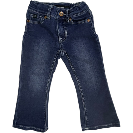 Jordache Denim Bootcut Jeans with Snap Button size 2T excellent used condition