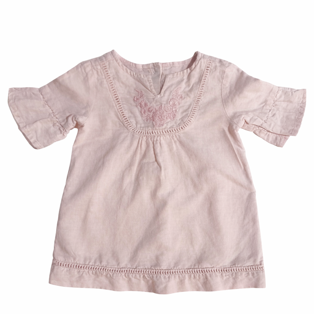 12M | Janie and Jack | Pink Blouse | GUC