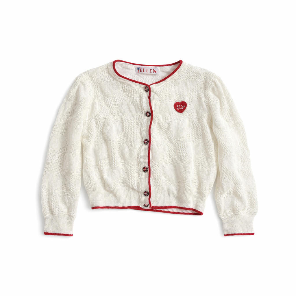 3M Elle White Sweater EUC