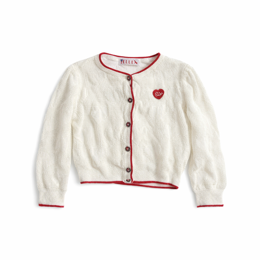 3M Elle White Sweater EUC