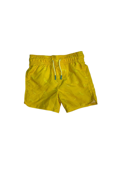 2T | Cat & Jack | Bright Yellow Banana Swim Trunks | EUC