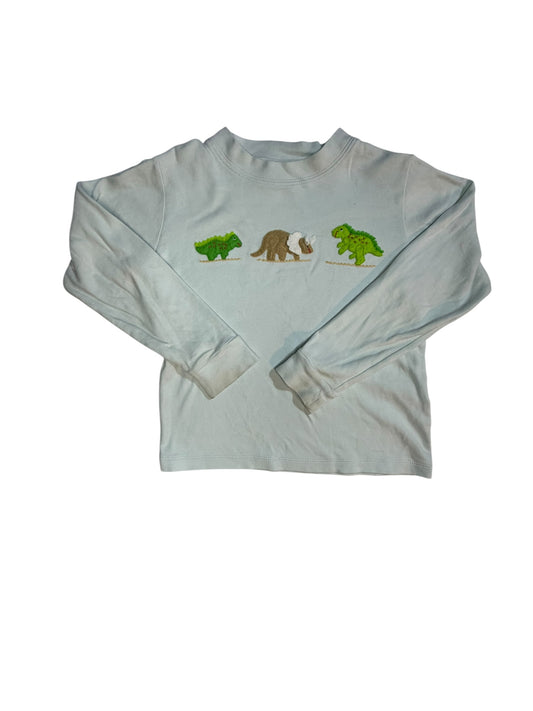 Est. 2T | Squiggles by Charlie | Blue Long-Sleeve Dinosaur Shirt | Play