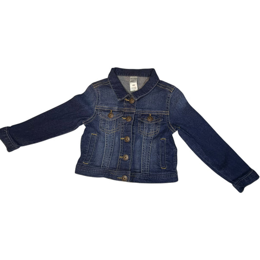 24M | Simple Joys by Carter's | Denim Blue Jean Jacket with Snap Buttons | EUC