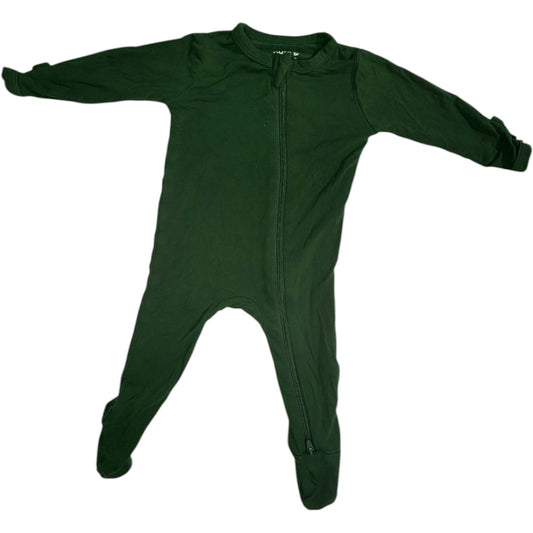 0-3M | Kyte Baby | Hunter Green Bamboo Footed Sleeper | GUC