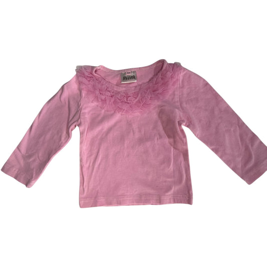 2T | Pink Ruffle Blouse | GUC