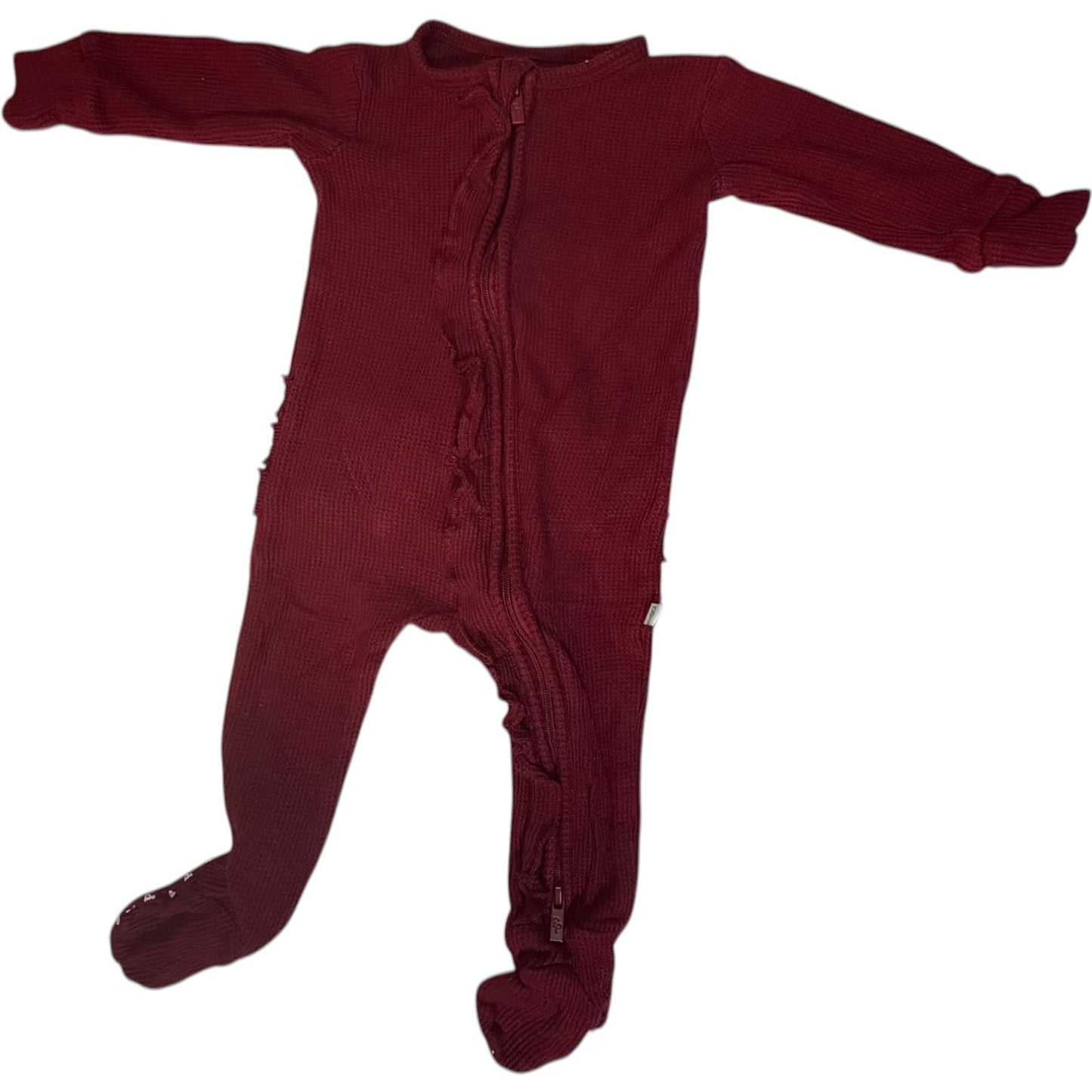 3-6M | Posh Peanut | Ruby Long Sleeve Footed Sleeper with Grippies | GUC