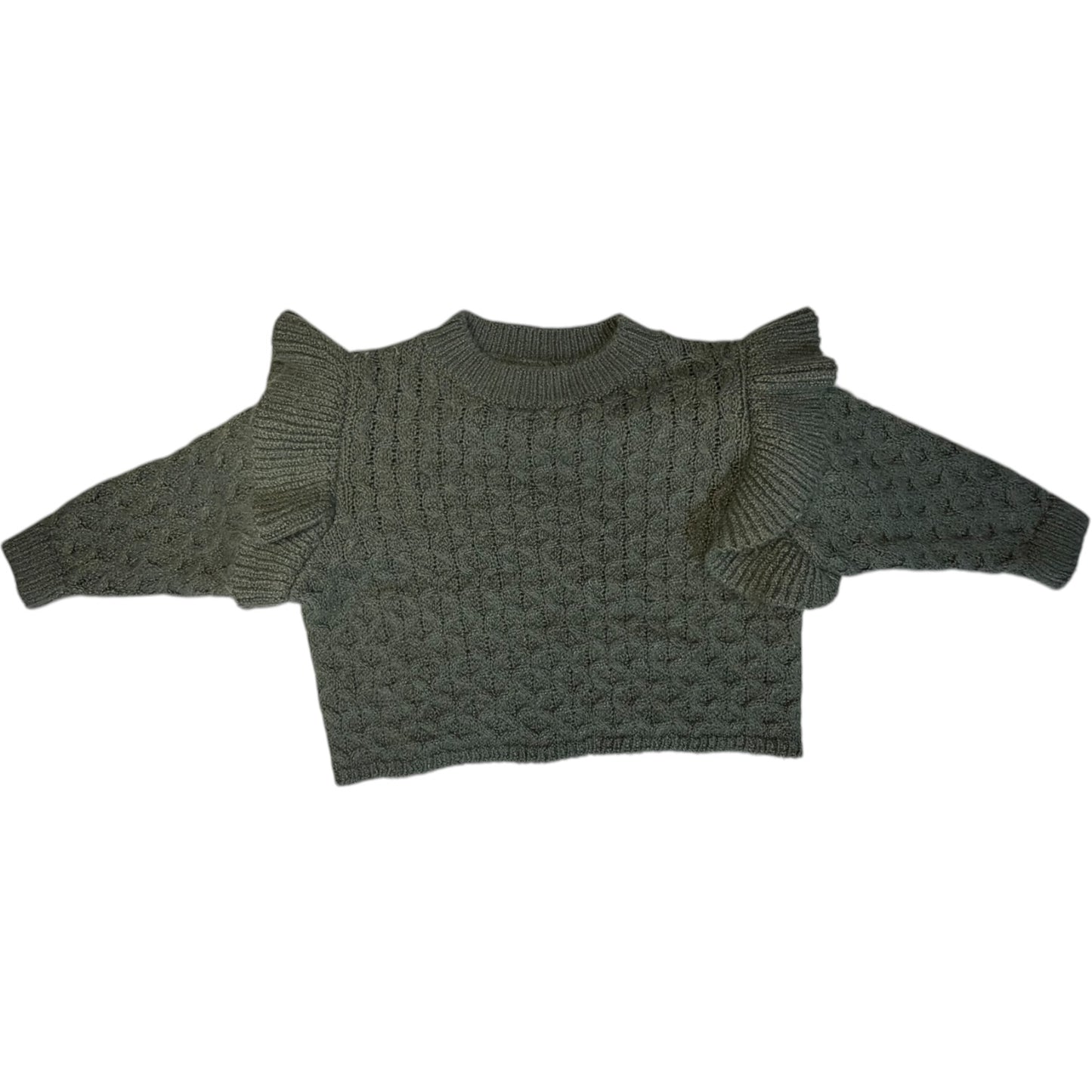 0-3M | Rylee + Cru | Gray Sweater | GUC