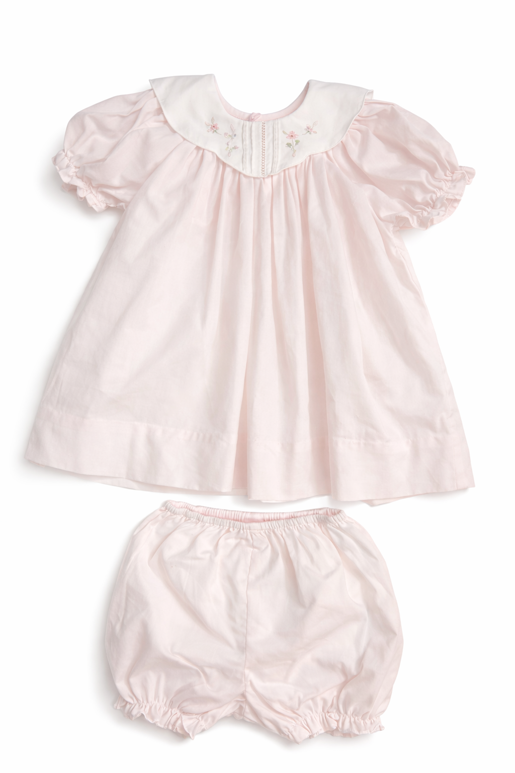 Size 9M | Petit Ami | Heirloom Pink Dress with Bloomers | EUC