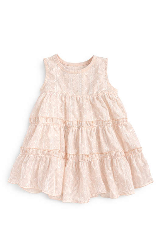 Est. Size 3-6M | Shein | Pink Ruffle Dress | EUC