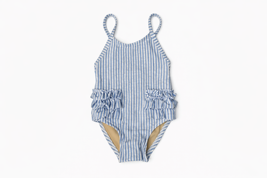 18-24M | Old Navy | Seersucker Spaghetti Strap Swimsuit | GUC