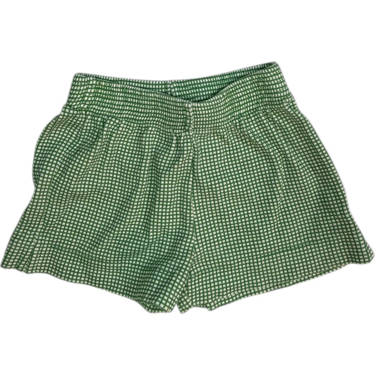 12M | Baby Luigi | Green & White Checkered Shorts | EUC