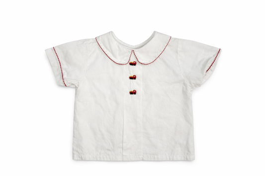 Size 4T | Bandit Matisse | Truck Print Peter Pan Collar Button-Down | GUC