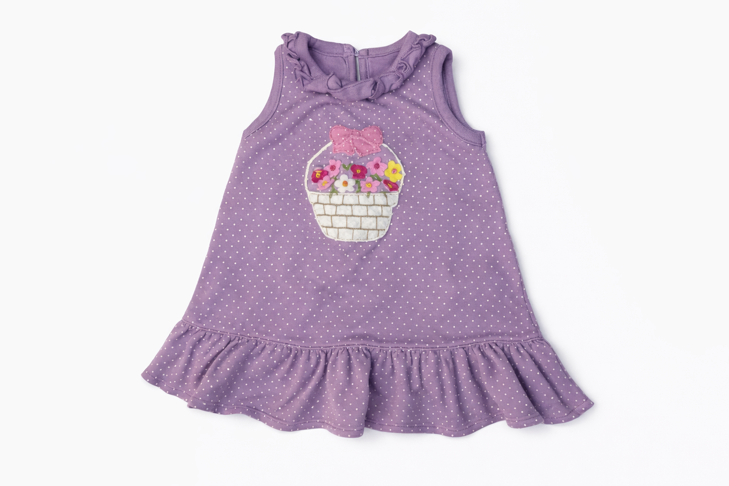 18M | Baby Luigi | Purple Polka Dot Dress | GUC