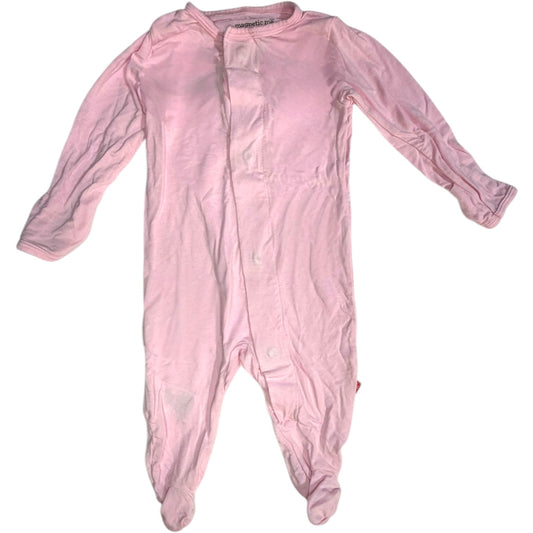 Size 0-3M | Magnetic Me | Light Pink Bamboo Sleeper | GUC