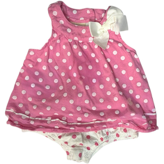 12M | First Impressions | Pink Polka Dot Bubble | GUC