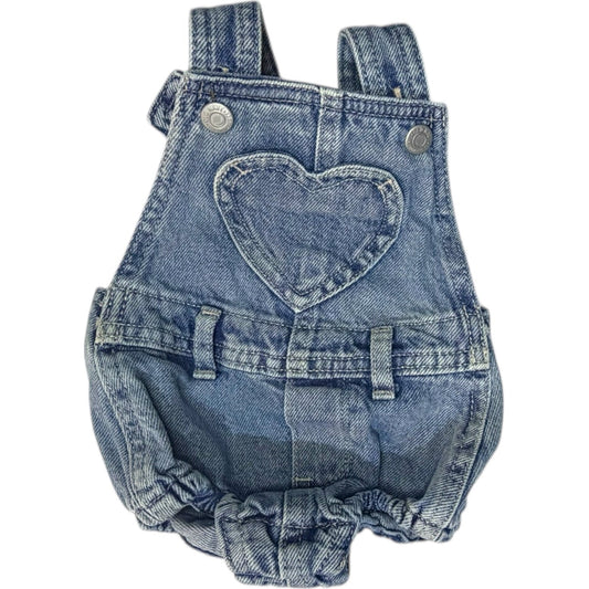 3-6M | Old Navy | Blue Jean Heart Bubble | GUC