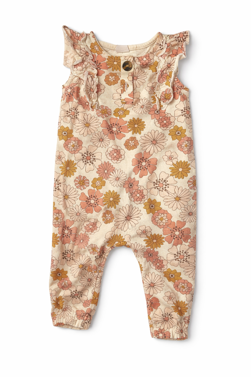 3M | PL Baby | Neutral Colored Romper | GUC